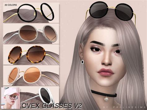 Pralinesims Ovex Glasses V2 Sims 4 Sims Sims 4 Piercings