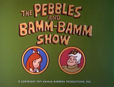 The Pebbles And Bamm Bamm Show Hanna Barbera Wiki