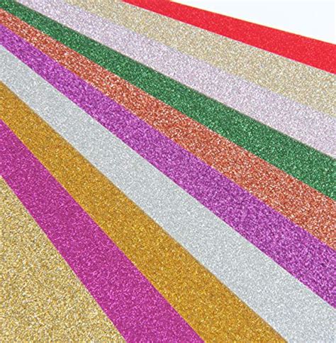 Sbyure Glitter Cardstock Paper40 Sheets Sparkle Shinny Craft Paper