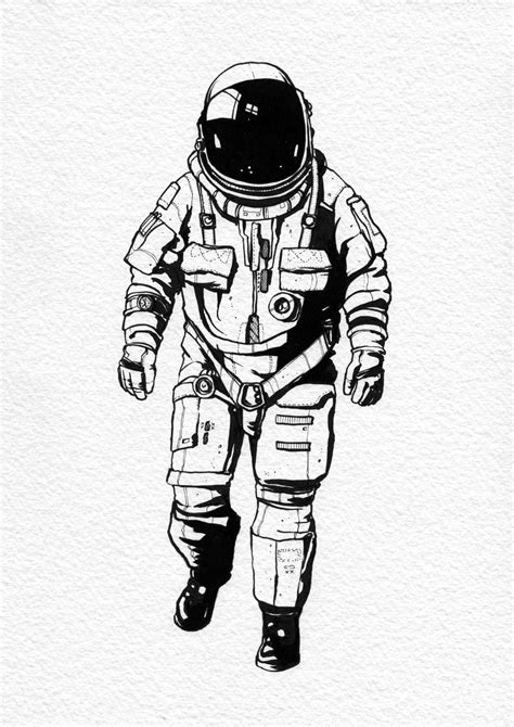 Astronaut Drawing Reference And Sketches For Artists