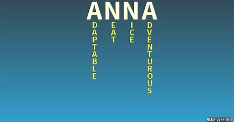 The Meaning Of Anna Name Meanings