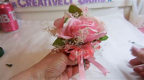 Easy Corsage Tutorial Youtube