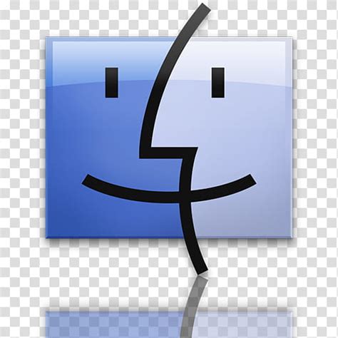 Mac Os X Leopard Dock Mac Finder Logo Transparent Background Png