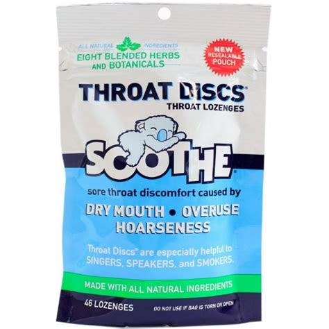 Throat Discs Soothe Throat Lozenges Original 4 46 Each Pack Of 3