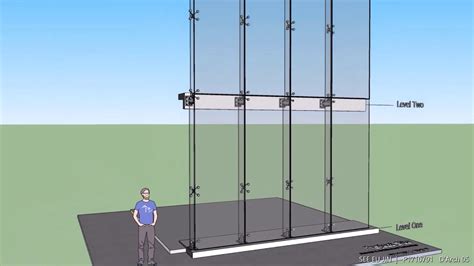 Construction Sequence Of Spider Glazing Curtain Wall Youtube