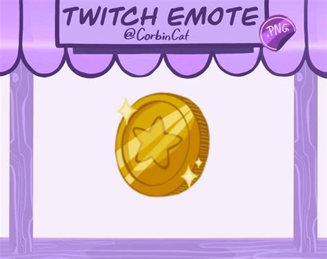 Gold Coin Twitch Emote Etsy Twitch Gold Coins Etsy