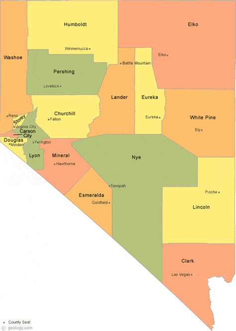 Nevada, developed in the early 1860s when granville stinebaugh arrived and bought acreage, naming the embryo community after the nevada territory. Nevada County Map