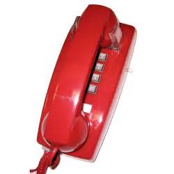 Cortelco Corded Telephone With Volume Control Red Itt