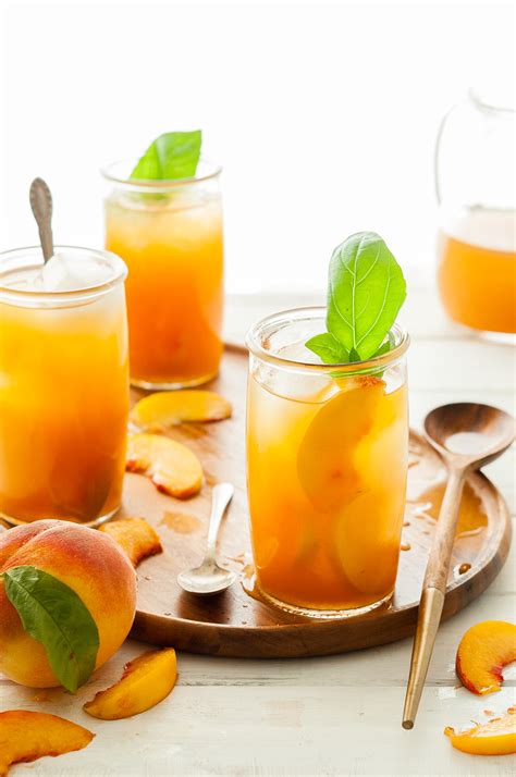 Immune Boosting Peach Iced Tea The Kitchen Mccabe