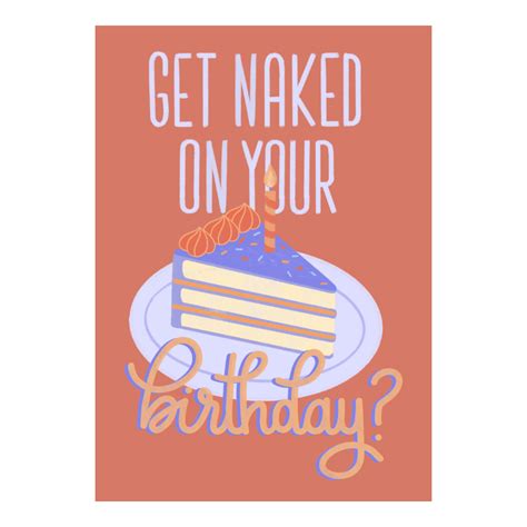 naked birthday suit birthday card confession cards