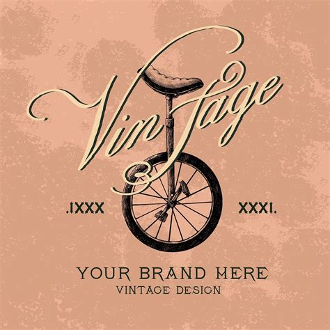 Vintage Brand Logo Design Vector Free Image By