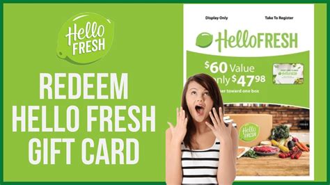How To Redeem Hellofresh T Card Online Using Hello Fresh T