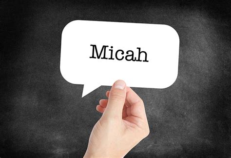 Micah Boy Name Meaning Origin Popularity And Similar Names