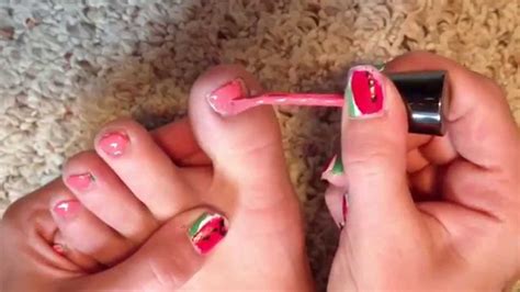 How To Perfectly Paint Your Toenails Youtube