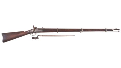 Civil War Us Colt Model 1861 Special Rifle Musket With Bayonet Rock