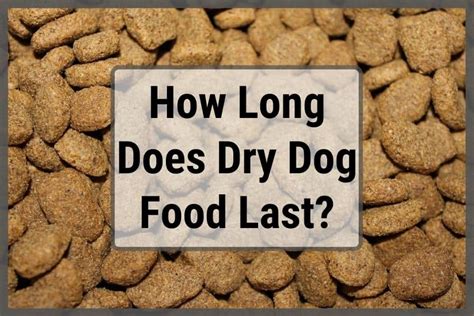 Some dog owners find it more a bag of dry dog food has a shelf life of about one year to eighteen months, and as long as it stays unopened, it should last through the date of. How Long Does Dry Dog Food Last (What Should You Know)