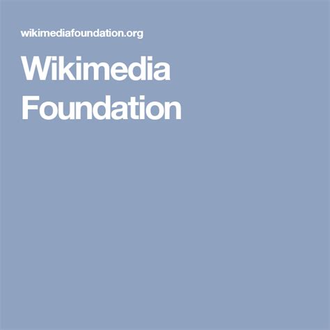 Wikimedia Foundation Free Knowledge Giving Back Health Care Medicine