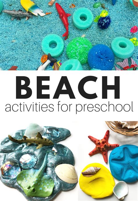 The Beach Activities For Preschool Are Fun And Easy To Do With Sand