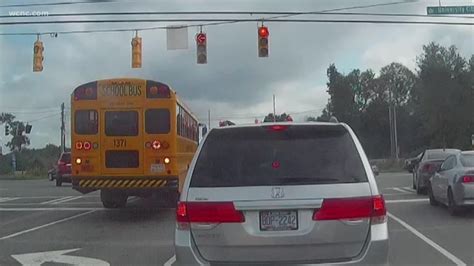 Cms Bus Driver Caught On Camera Running Red Light