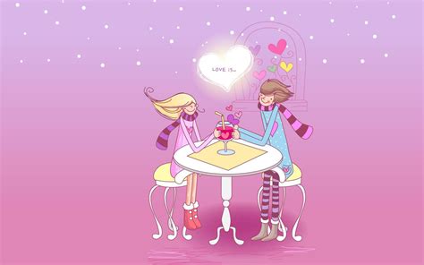 Cute Cartoon Love Wallpapers For Mobile