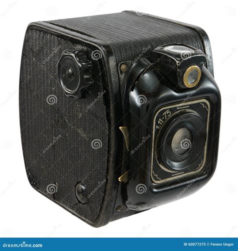 Vintage Box Camera Stock Image Image Of Shooting Italian 60077275