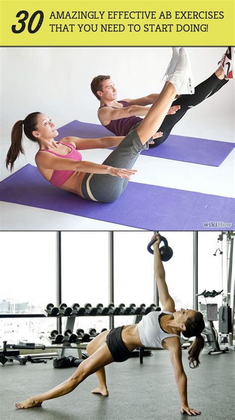 Want Abs Try These 30 Amazingly Effective Ab Exercises Abs Workout