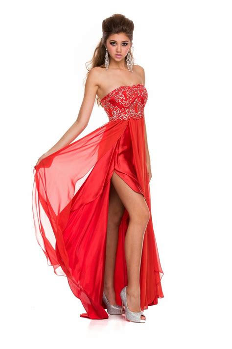Valentine Special 2015 Sexy Red Evening Gowns For Valentines Day 2015