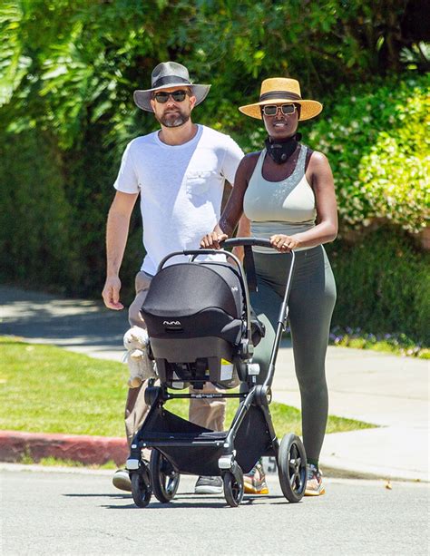 Exclusive Joshua Jackson And Wife Jodie Turner Smith Take Their Baby