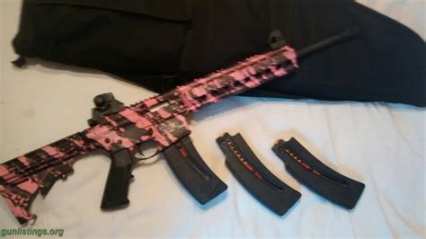 Rifles Pink Camo 22 Smith And Wesson Lr