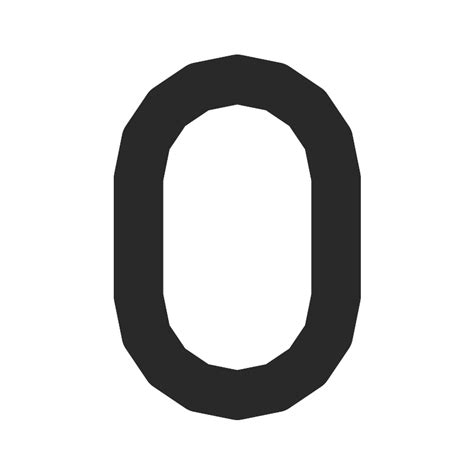 Number 0 Vector Svg Icon Svg Repo
