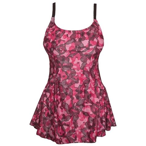 Shop Funfash Plus Size Swimsuit Pink Black Bathing Suit Tankini