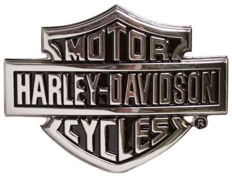 Harley Davidson Mens Chrome Bar And Shield Logo Belt Buckle Skärp