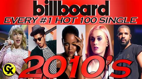 Every Billboard Hot 100 1 Single Of The 2010 S Youtube