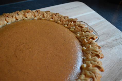 Raspberry Jam Pumpkin Pie With Decorative Pie Crust