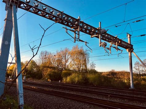 Railway Electric Cables Editorial Stock Photo Image Of Train 115052478