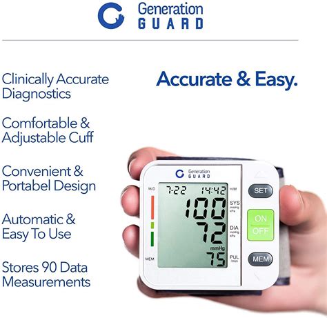 Clinical Automatic Blood Pressure Monitor Fda Approved By Generation