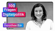 100 Fragen Digitalpolitik - Dorothee Bär (CSU) - YouTube