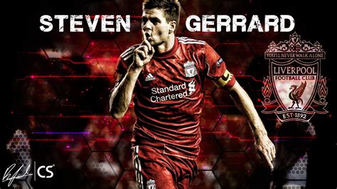 The kop icon takes his place following a combined vote of supporters and a premier. Steven Gerrard 10 Wallpaper HD | Liverpool FC | Pinterest ...