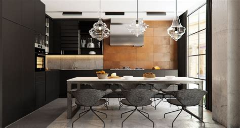 Industrial Loftukraine On Behance Industrial Loft Kitchen Furniture