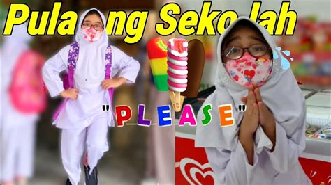 Vlog Hanum Hanum Pulang Sekolah Offline Pertama Kalinya Excited