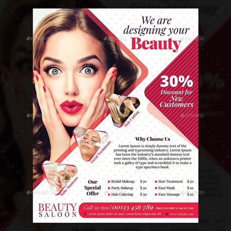 Flyers Beauty Poster Designs Beauty Salon Posters Beauty Posters