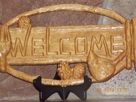 Birds On A Branch Welcome Sign Custom Made Wooden Welcome