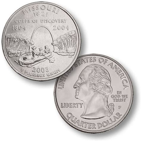 Missouri State Coin 2003 24 Missouri State Quarter P Coin