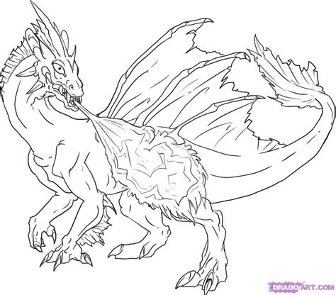 Color online with this game to color fantasy coloring pages and you will be able to share and to create your own gallery online. Fire Breathing Dragon Coloring Pages - Coloring Home