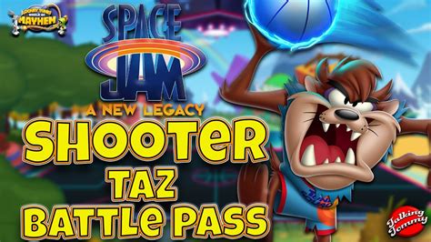 Space Jam Shooter Taz Battle Pass Explained In Looney Tunes World Of Mayhem Youtube