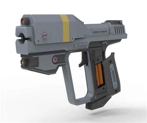 Artstation M6g Magnum Halo Printable 3d Model Stl Files Resources