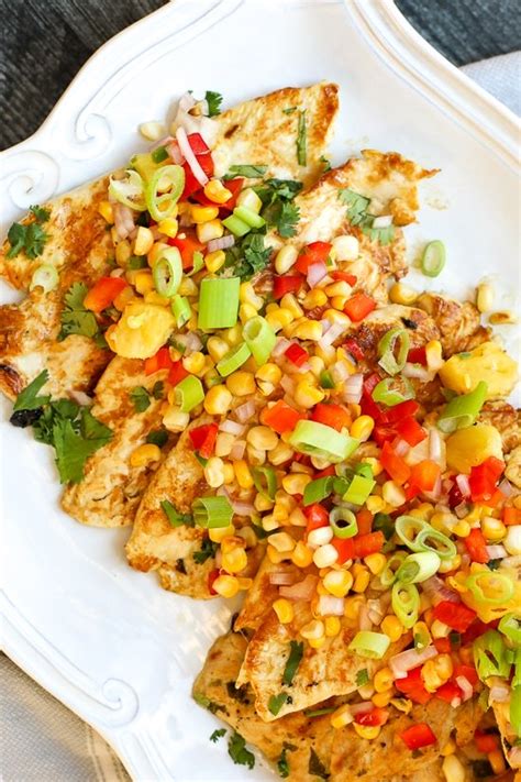Sprinkle chicken evenly with salt. Zesty Lime Grilled Rooster with Pineapple Salsa - Travel-News