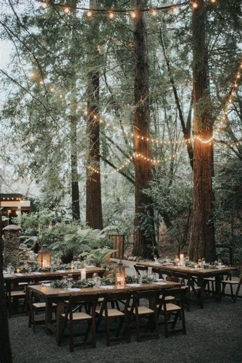 24 Stunning Woodland Forest Wedding Reception Ideas Oh The Wedding