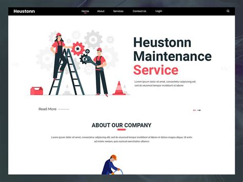 Maintenance Website Template