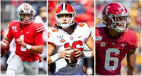 A Springtime Ranking Of The Top 25 College Football Teams For 2020 By